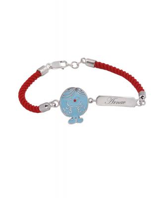 Rakhi Gifts For Brother and Sister Personalised Lil Mr Perfect Cord Bracelet online - Img 2