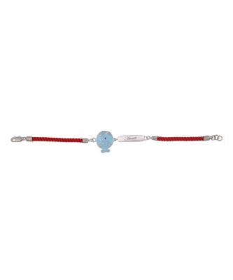 Rakhi Gifts For Brother and Sister Personalised Lil Mr Perfect Cord Bracelet online - Img 3