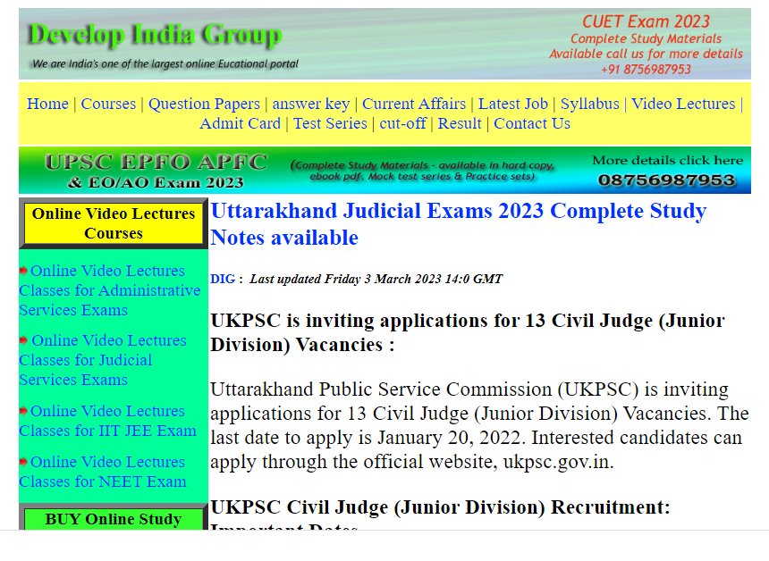  Uttarakhand Judicial Exams 2023 Complete Study Notes available - Img 1