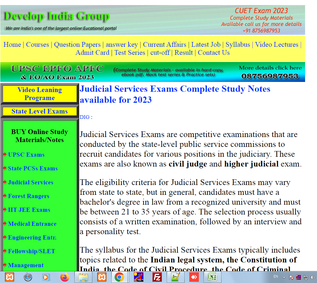  Judicial Services Exams Complete Study Notes available for 2023 - Img 1