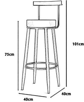 Buy a Modern Casual High Barstool up to 60% off - Img 6