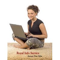 Project work offered by Royal Info Service                                   