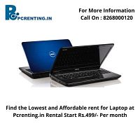 Laptop on rent Start Rs. 699 in Mumbai -Pcrenting.in